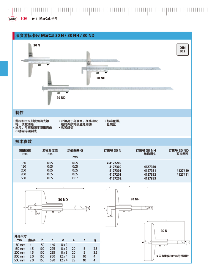 三本2018马尔 Mahr catalog-60