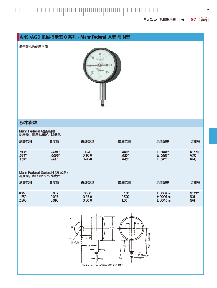 三本2018马尔 Mahr catalog-147