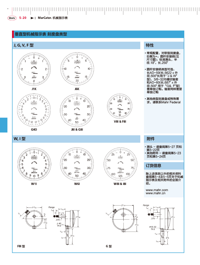 三本2018马尔 Mahr catalog-160