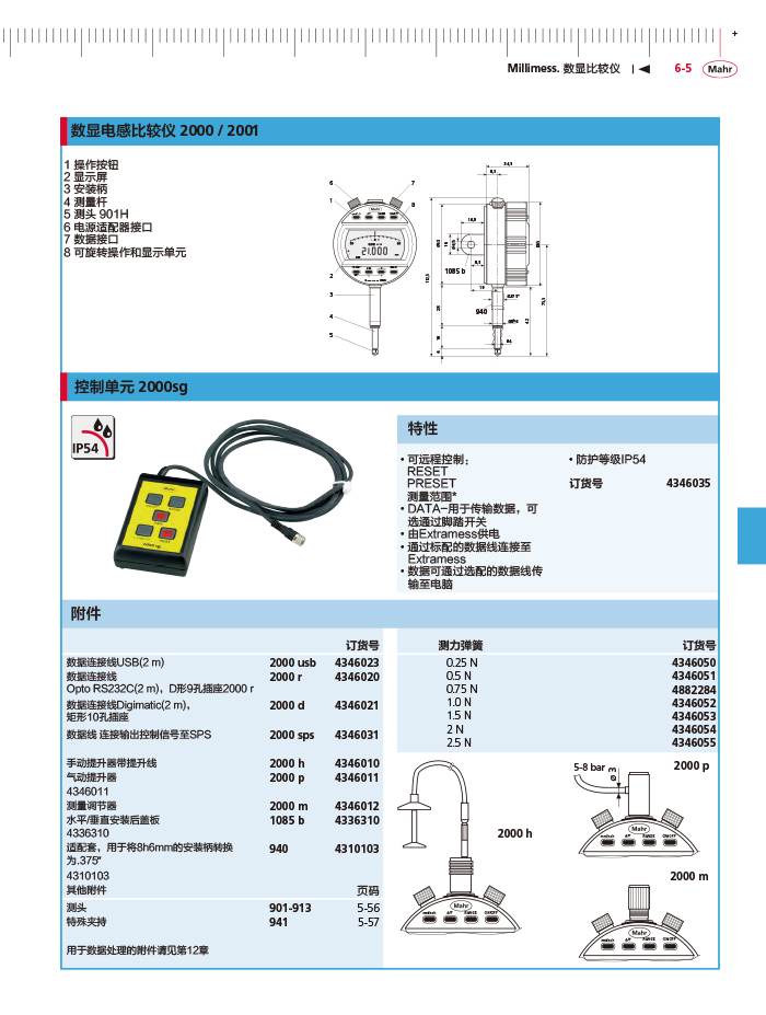 三本2018马尔 Mahr catalog-203