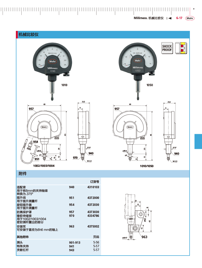 三本2018马尔 Mahr catalog-215