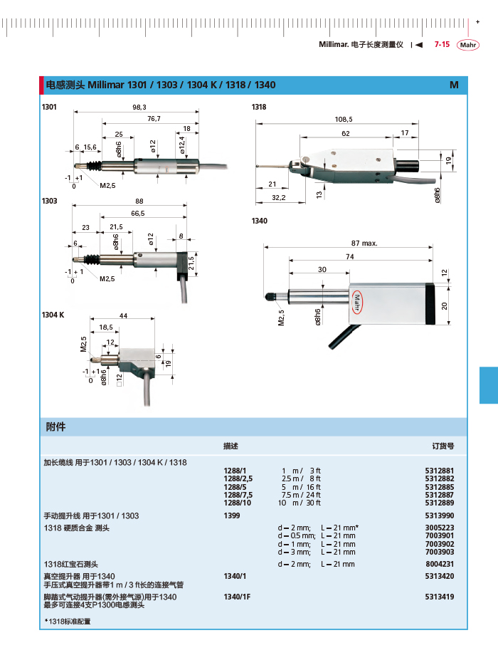 三本2018马尔 Mahr catalog-233