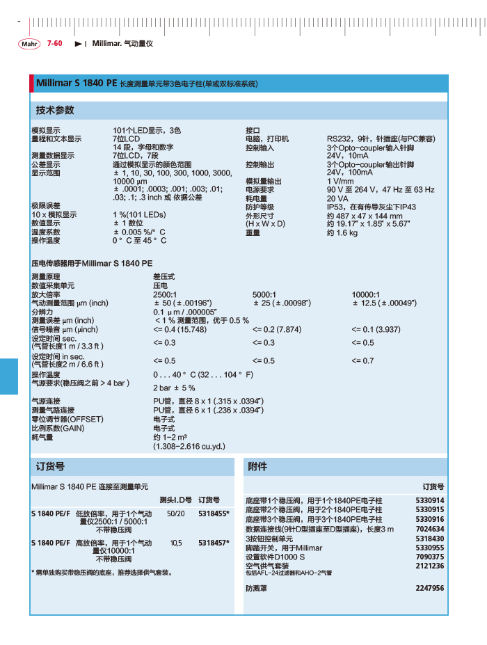 三本2018马尔 Mahr catalog-278