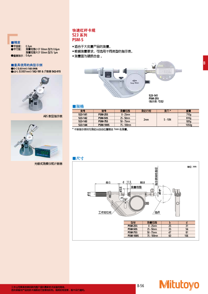 三丰目录Mitutoyo2019-2020 - 副本-99