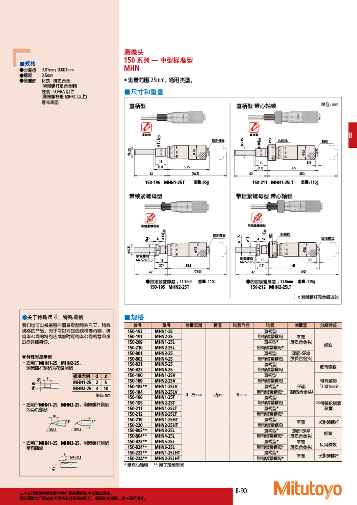 三丰目录Mitutoyo2019-2020-133