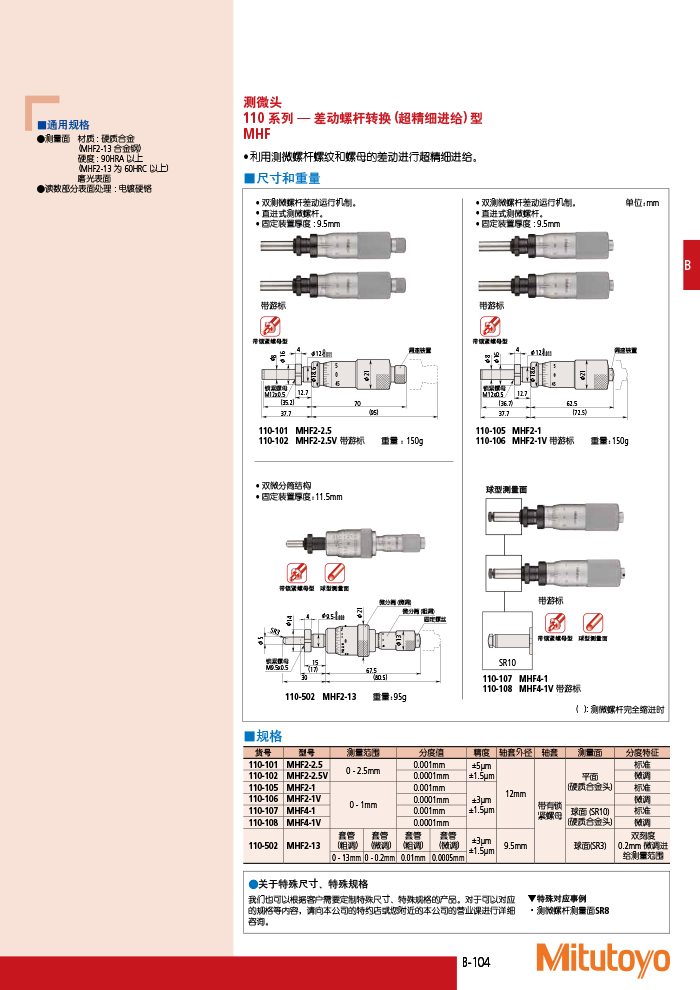 三丰目录Mitutoyo2019-2020-147