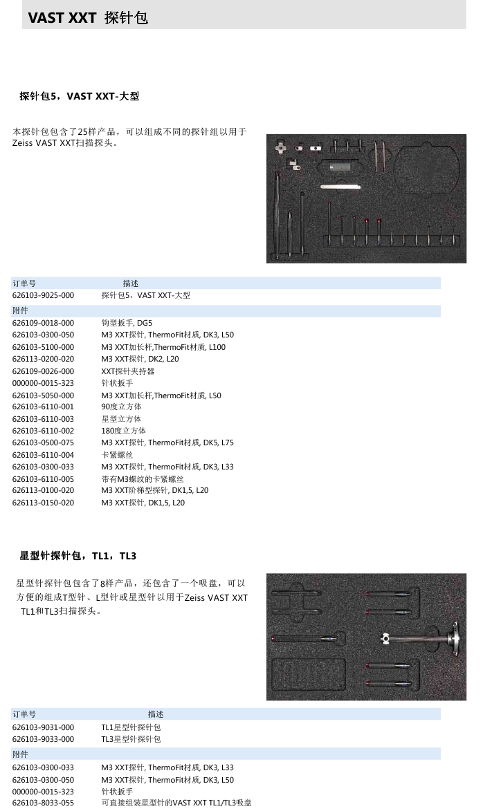 ZEISS 高品质 德国原装进口 M3探针目录-32