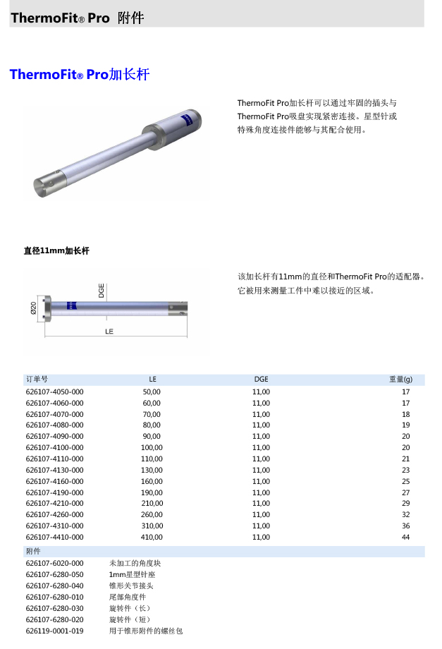 ZEISS 高品质 德国原装进口 M5探针目录-40