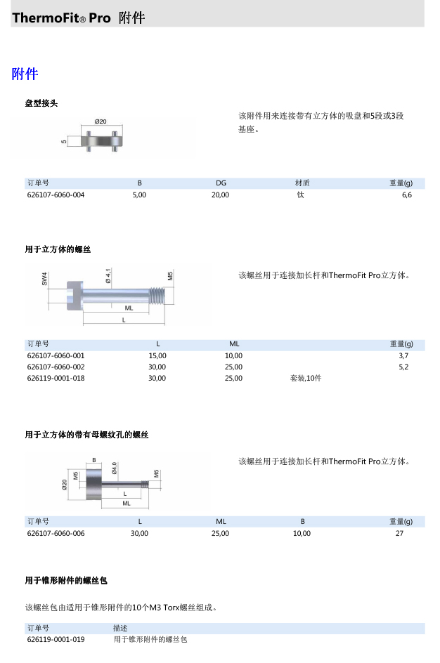 ZEISS 高品质 德国原装进口 M5探针目录-50