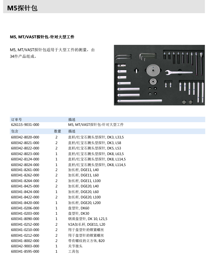 ZEISS 高品质 德国原装进口 M5探针目录-53