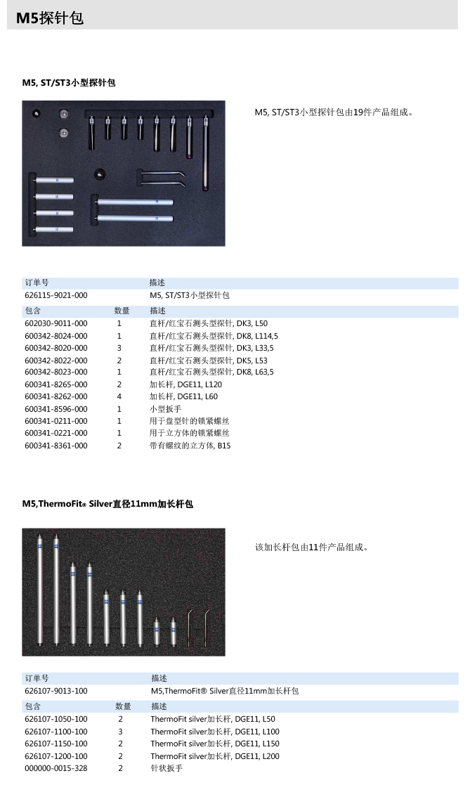 ZEISS 高品质 德国原装进口 M5探针目录-54