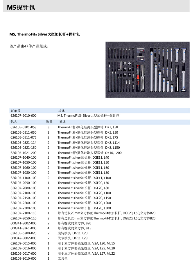 ZEISS 高品质 德国原装进口 M5探针目录-57