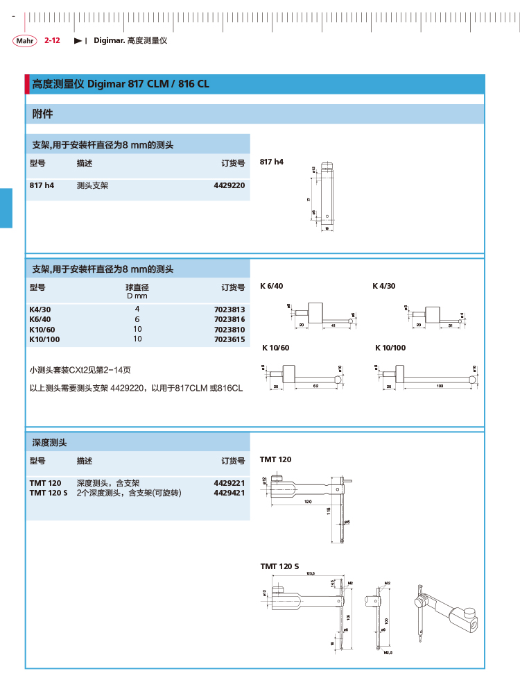 三本2018马尔 Mahr catalog-74