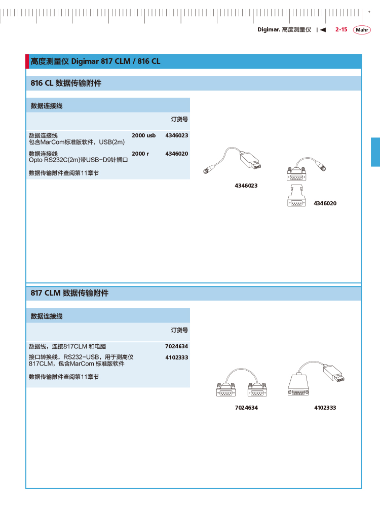 三本2018马尔 Mahr catalog-77