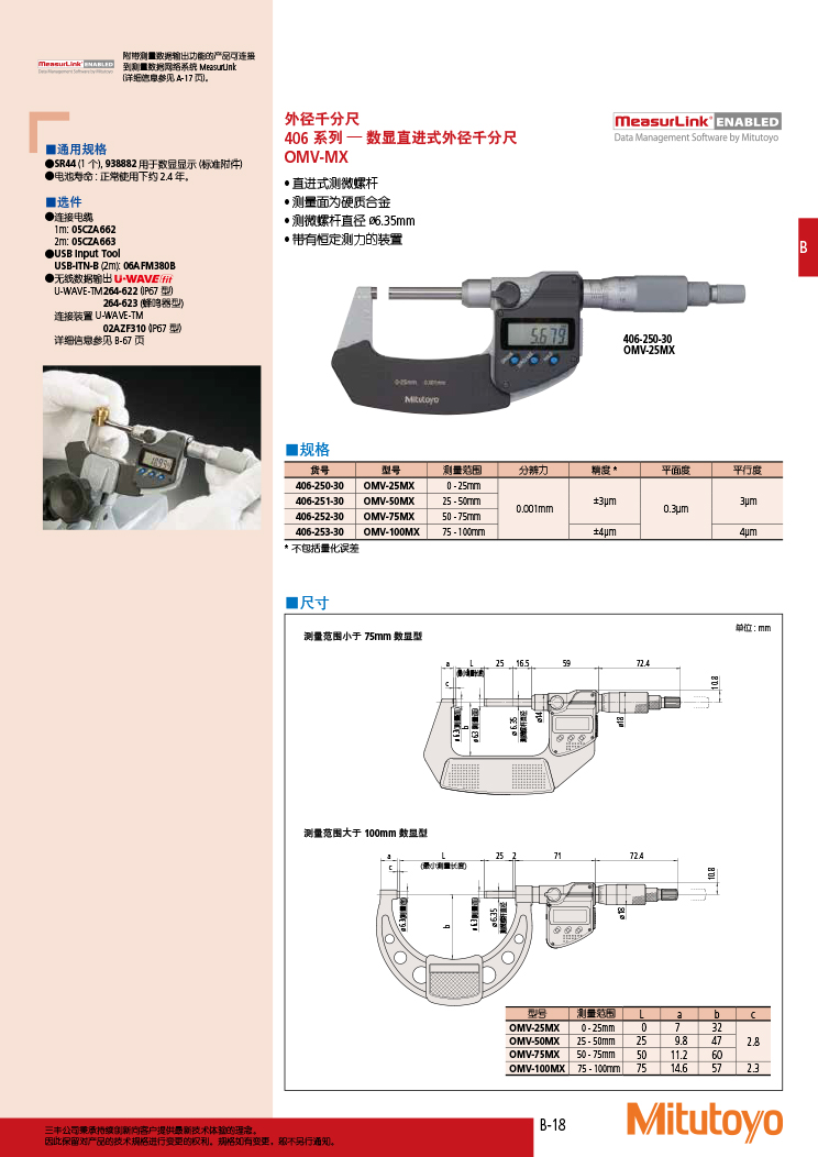 三丰目录Mitutoyo2019-2020 - 副本-61