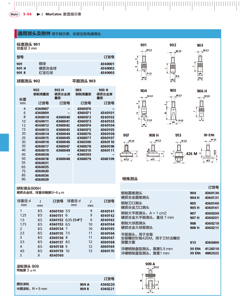 三本2018马尔 Mahr catalog-196